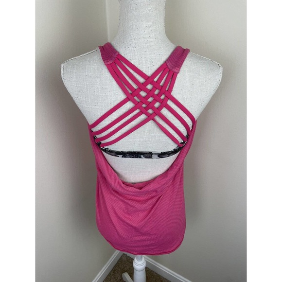 Lululemon Pink Wild Tank So Fly Butterfly Bon Bon 6 - Picture 4 of 7